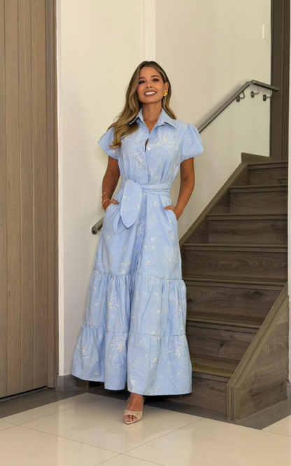 Vestido Celeste